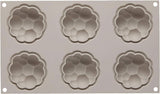 Silikomart, Form für Tartufo-Silikonkuchen, 8 einzelne Öffnungen, Ø 62 H 52 mm Kitchen Naty Shop Bollicine