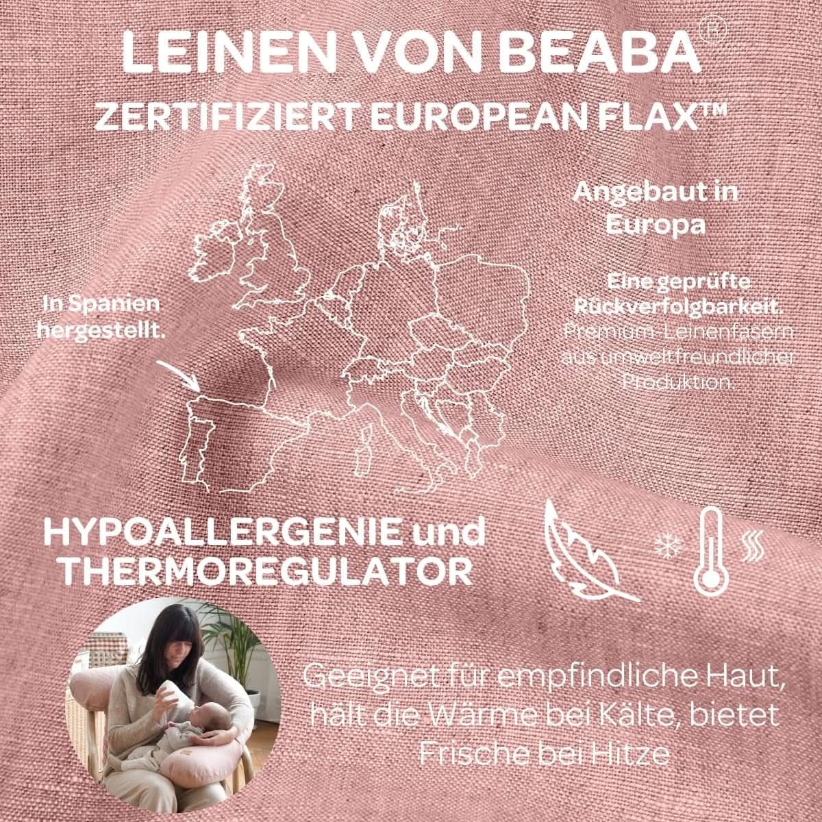 BÉABA, Big Flopsy, Multifunktionskissen zum Stillen Zubehör Essen und Stillen Bebe Naty Shop