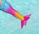 Simba 105733318 – Evi Love Swimming Mermaid, Evi wie eine Meerjungfrau, kann richtig schwimmen, mit Fischfigur, Anziehpuppe, 12 cm, für Kinder ab 3 Jahren. Puppen Naty Shop
