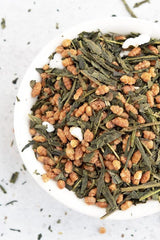 Grüner Tee Umami Bio Genmaicha aus japanischen Kulturen, 100g - Teeblätter mit gebratenem Reis -
