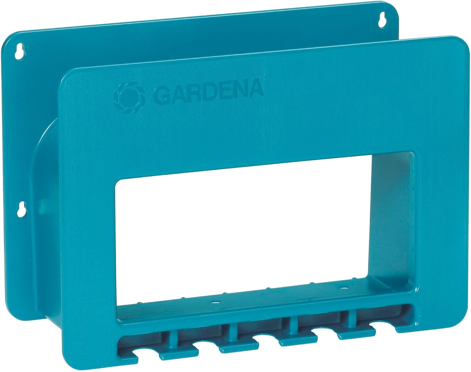 Gardena Classic 60 Wandschlauchtrommel mit Schlauchführungstrommel: Zur einfachen Wandmontage, mit Anti-Tropf-System, Winkelanschluss, großes Fassungsvermögen, platzsparend (2650-88)