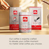 illy, Kaffee E.S.E. Pads Einzeldosis CLASSICO, 100% Arabica mit Noten von Orangenblüten und Jasmin, Sanfter Gesmack und Süßer Nachgeschmack, 1 Packung mit 18 kompostierbaren Kapseln