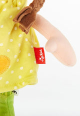 SIGIKID 39411 Kleine weiche Mädchenpuppe, Babyspielzeug, empfohlen ab 6 Monaten, gelb