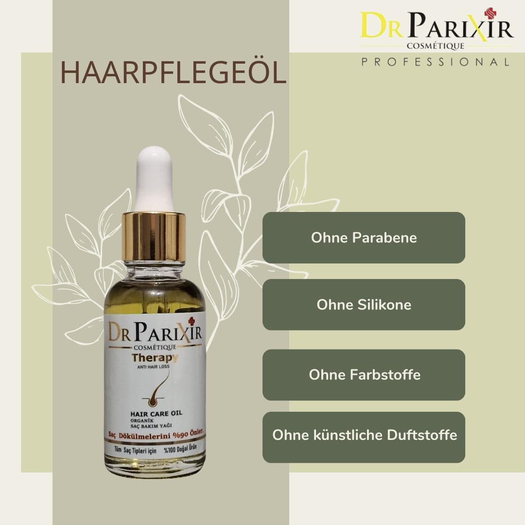Dr Parixir Anti-Haarausfall-Serum – Effektive Lösung mit Olivenöl und Rosmarin, 30 ml | Reduziert Haarausfall und stärkt die Haarwurzeln Naty Shop Hair Care