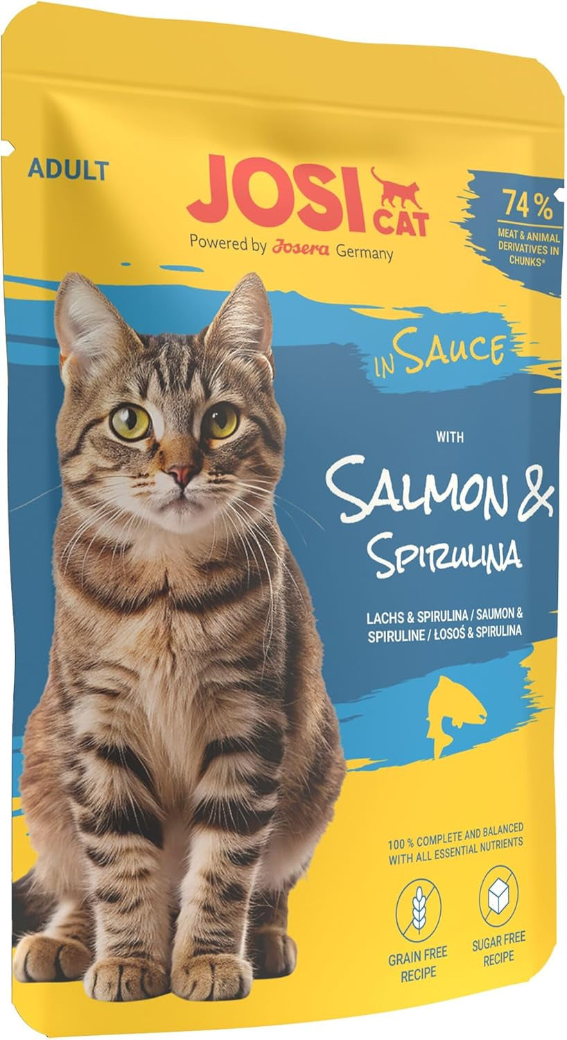 Multipack Gemischte Auswahl in Sauce (12 x 85 g) | Erwachsener | Premium-Nassfutter in Soße für ausgewachsene Katzen Multipack Mythos 4 Sorten | Ohne Konservierungsmittel | 12er Packung