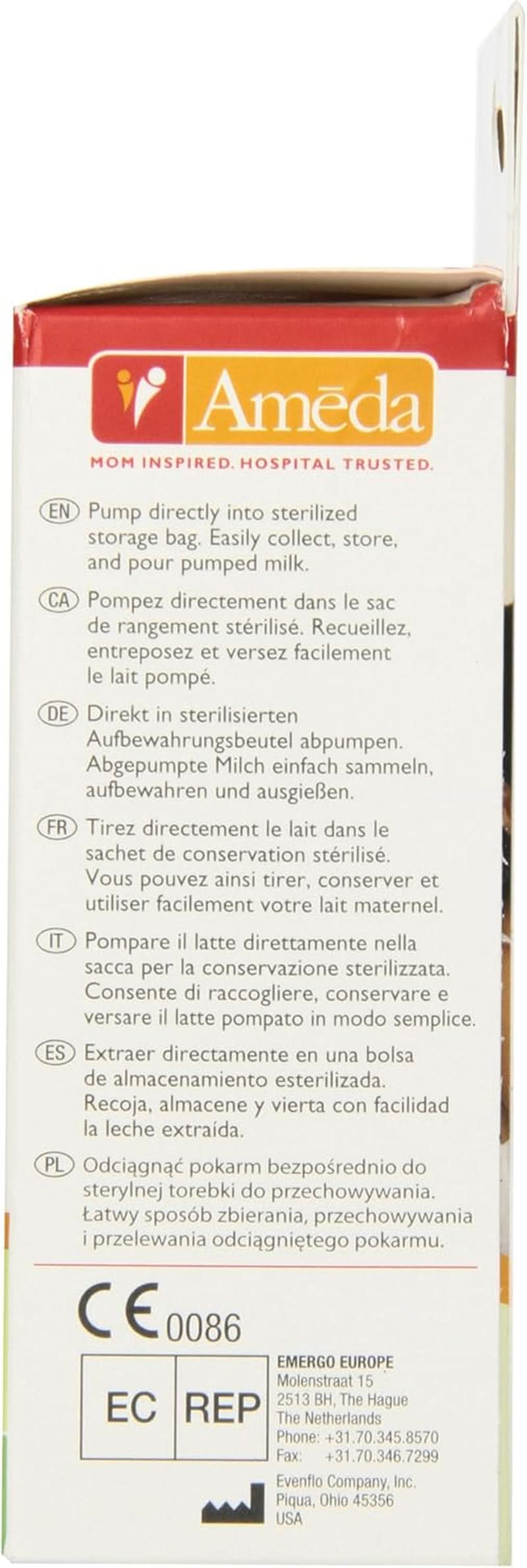 Beutel für Muttermilch - 40 Stück Lebensmittel- und Stillzubehör Bebe Naty Shop