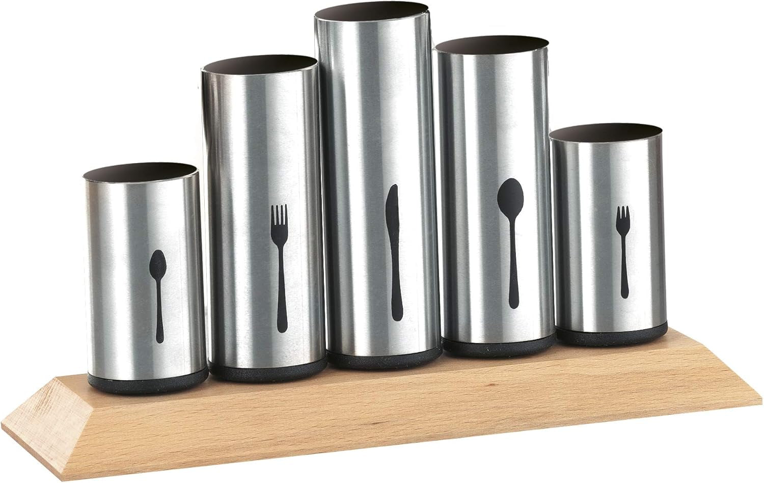 Besteckhalter aus Edelstahl, 1 Packung, Silber Naty Shop Kitchen A 1 Stück