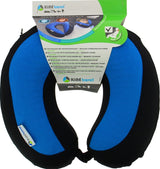 Kine Travel 169803 Gel-Nackenkissen Physiogeprüftes ergonomisches Reisekissen Schwarz & Blau Reisekissen Naty Shop