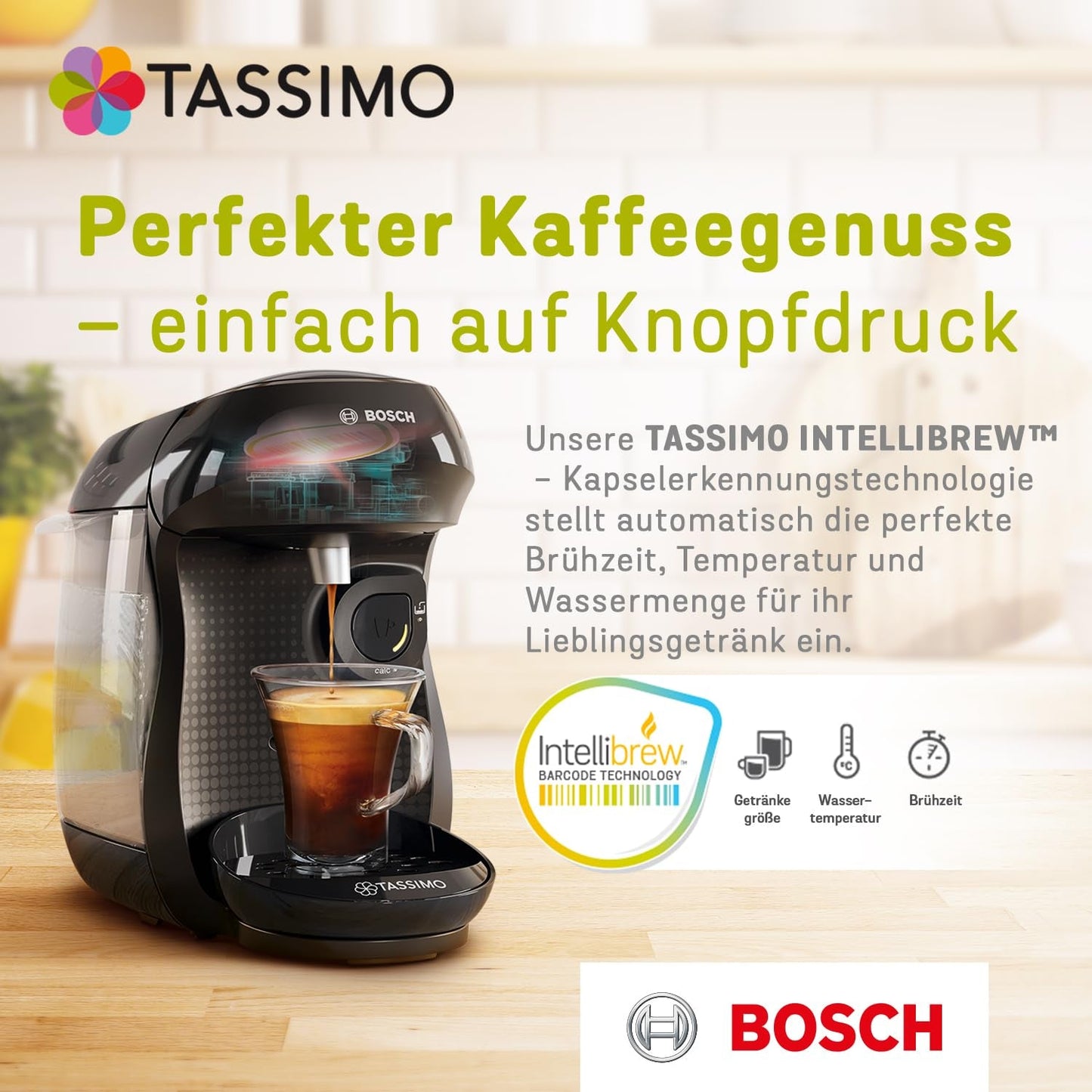 Tassimo Kapseln Jacobs Type Latte Macchiato Classico, 5 x 8 Pads, 40 Kaffeekapseln