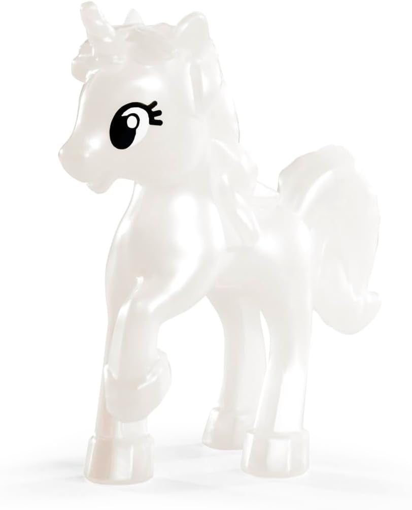 Simba Evi Prinzessin Fantasy of Love Puppe in einem Märchenkleid mit einem funkelnden Einhorn, 12 cm große Spielpuppe, ab 3 Jahren
