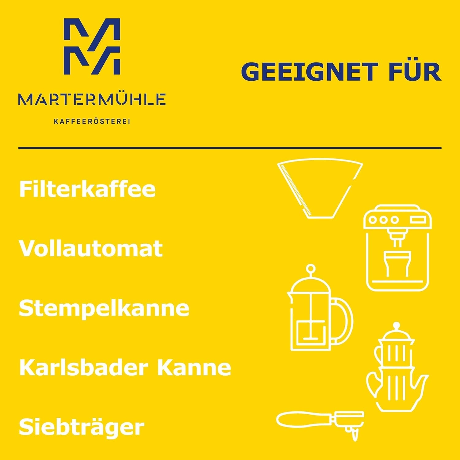 Kaffeebohnen Martermühle Guatemala 1kg stark | Arabisch | Geschmacksrichtungen: Haselnüsse, leichte Gewürze, Schokolade mit Trauben | Hell geröstete ganze Kaffeebohnen, geringer Säuregehalt
