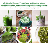 Matcha-Therapie 30+ | Bio-Matcha-Teepulver | 60 g | Mit einem nachgewiesenen Gehalt von mindestens 30 mg/g Catechin EGCG | Unterstützt das Immunsystem und das Energieniveau | Zeremonielle Qualität | Grüner Tee aus Japan
