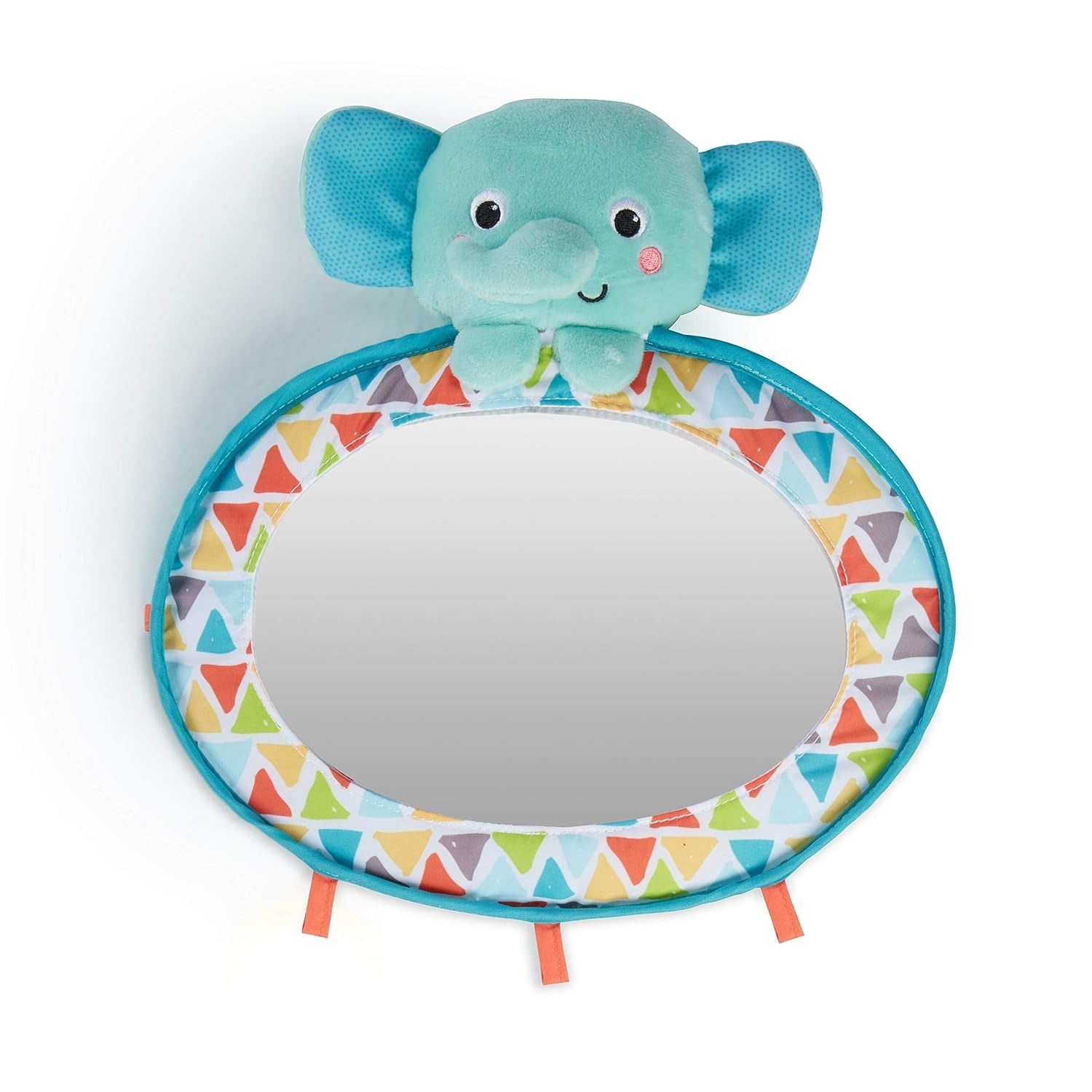 Bright Starts Kinderwagen-Spielzeugfaultier – mit Rassel, Spiegel und Taggie-Loops Babyspielzeug Naty Shop A