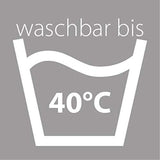 Traumnacht Orthopädisches Wasserkissen mit einstellbarer Füllmenge, Bezug aus 100 % Baumwolle, 40 x 80 cm, entwickelt in Deutschland – hergestellt in der EU, weiß, 1 Stück (1 Packung) Naty Shop Standardkissen