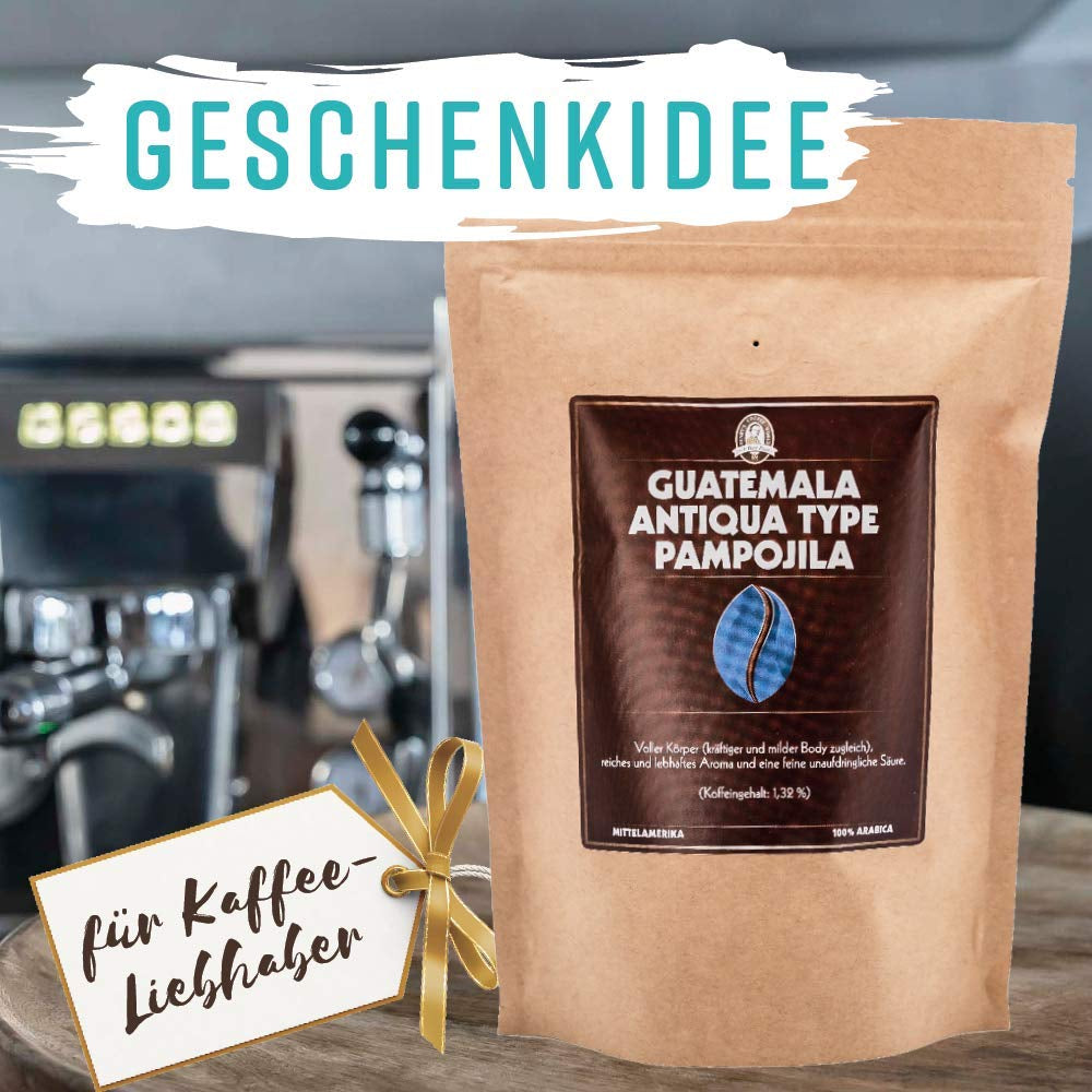 Henry's Kaffee - Guatemala Antiqua Type Pampojila 1000g - lebendiges Aroma - unaufdringliche Säure - erlesene Qualität - Handwerklich in Deutschland geröstet - Kaffeebohnen direkt vom Bauern