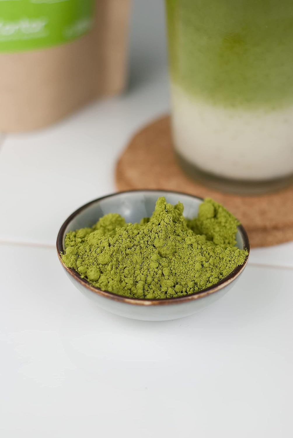 BIO Matcha-Pulver 100 g I Ohne Zusatzstoffe – 100 % natürlich I Hochwertiger japanischer Matcha-Tee I Grüntee-Pulver von