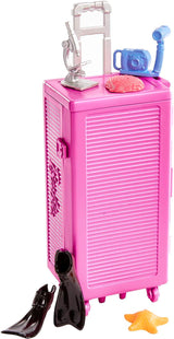 Barbie You Can Be Anything-Serie, Meeresbiologin, 1x Puppe mit blonden Haaren, Badeanzug, Delfin, Zubehör, Kindergeschenk, Spielzeug ab 3 Jahren, HMH26
