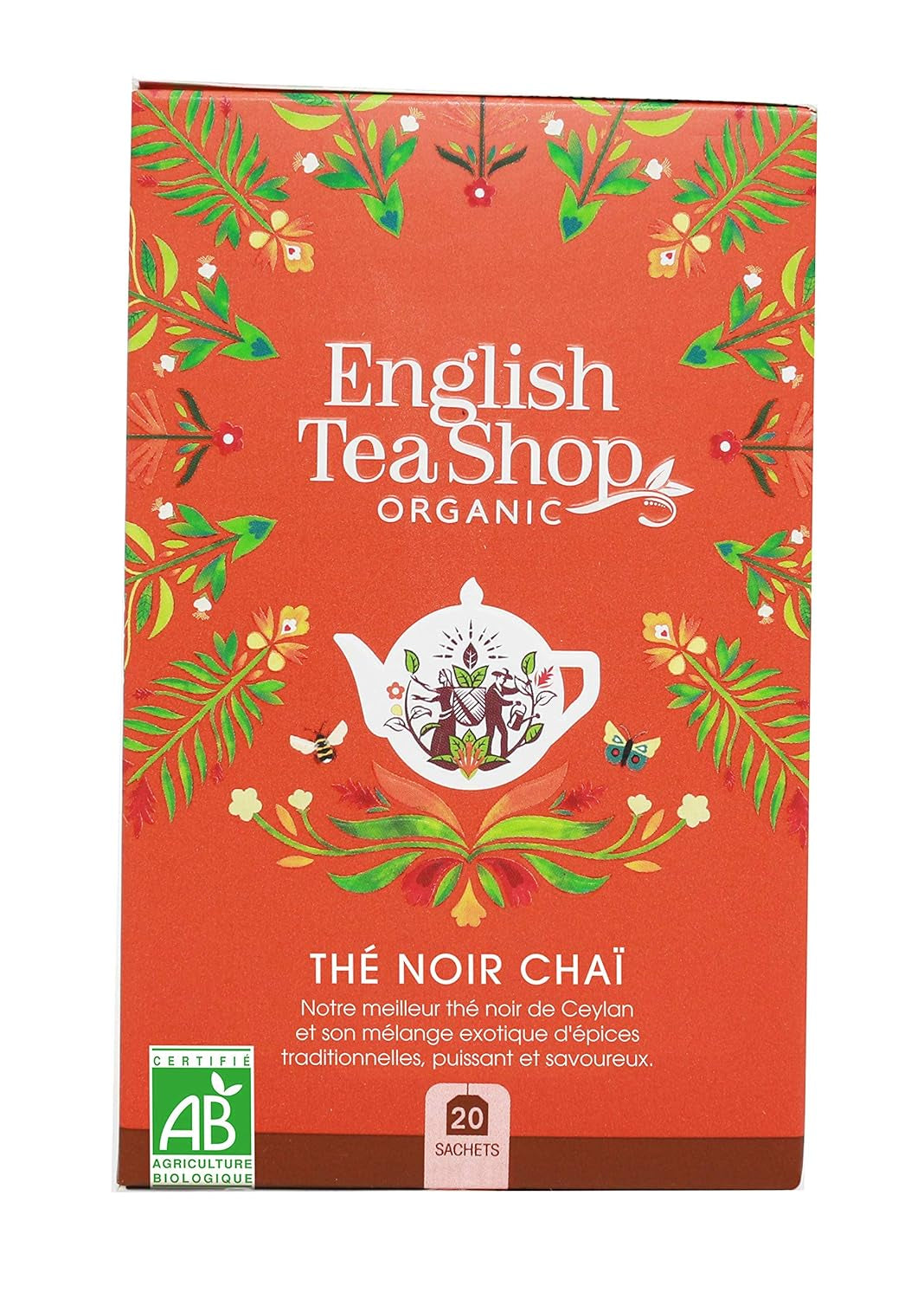ETS - Chai Schwarztee, Naturland BIO, 20 Teebeutel