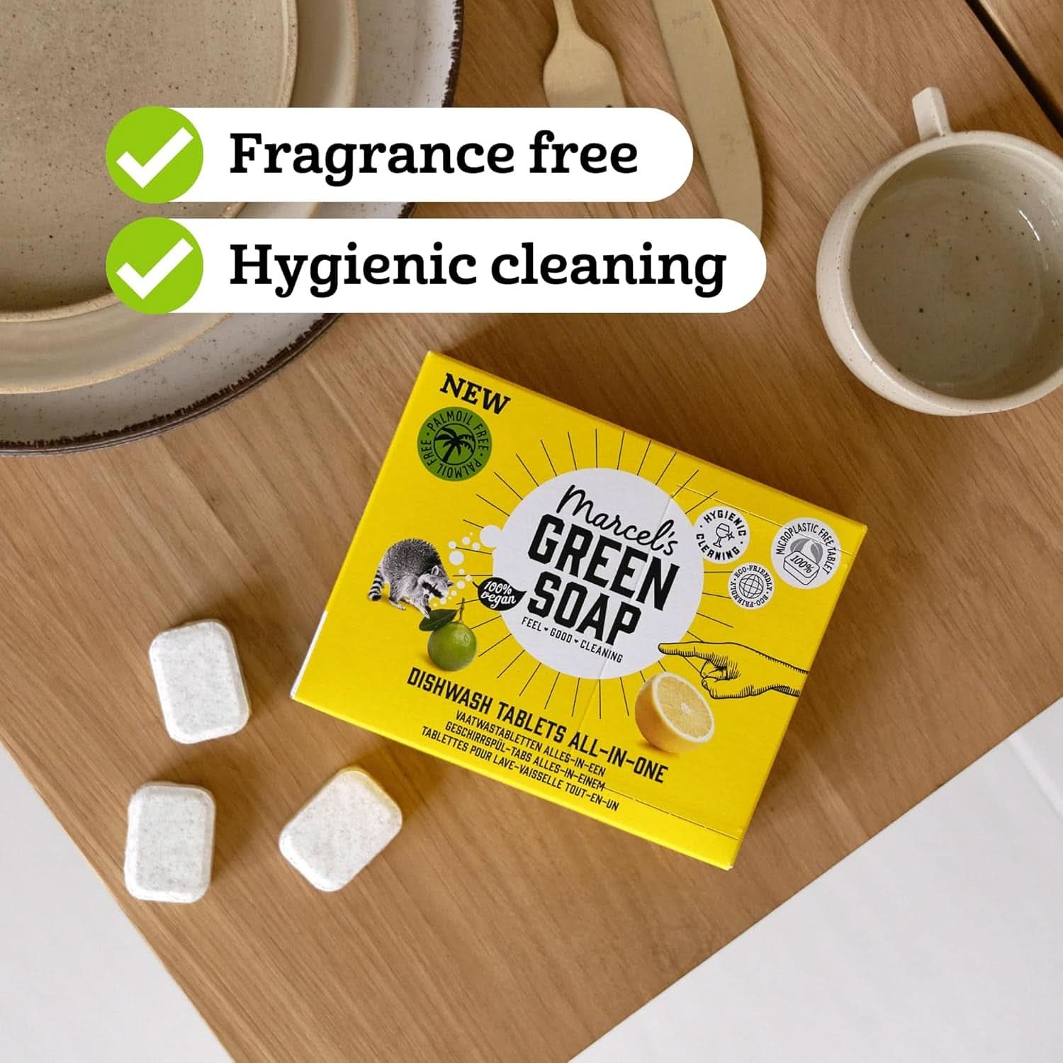 Marcel'S Green Soap Geschirrspültabs All-In-One – Grapefruit & Limette – 25 Stück Küchenreiniger Naty Shop