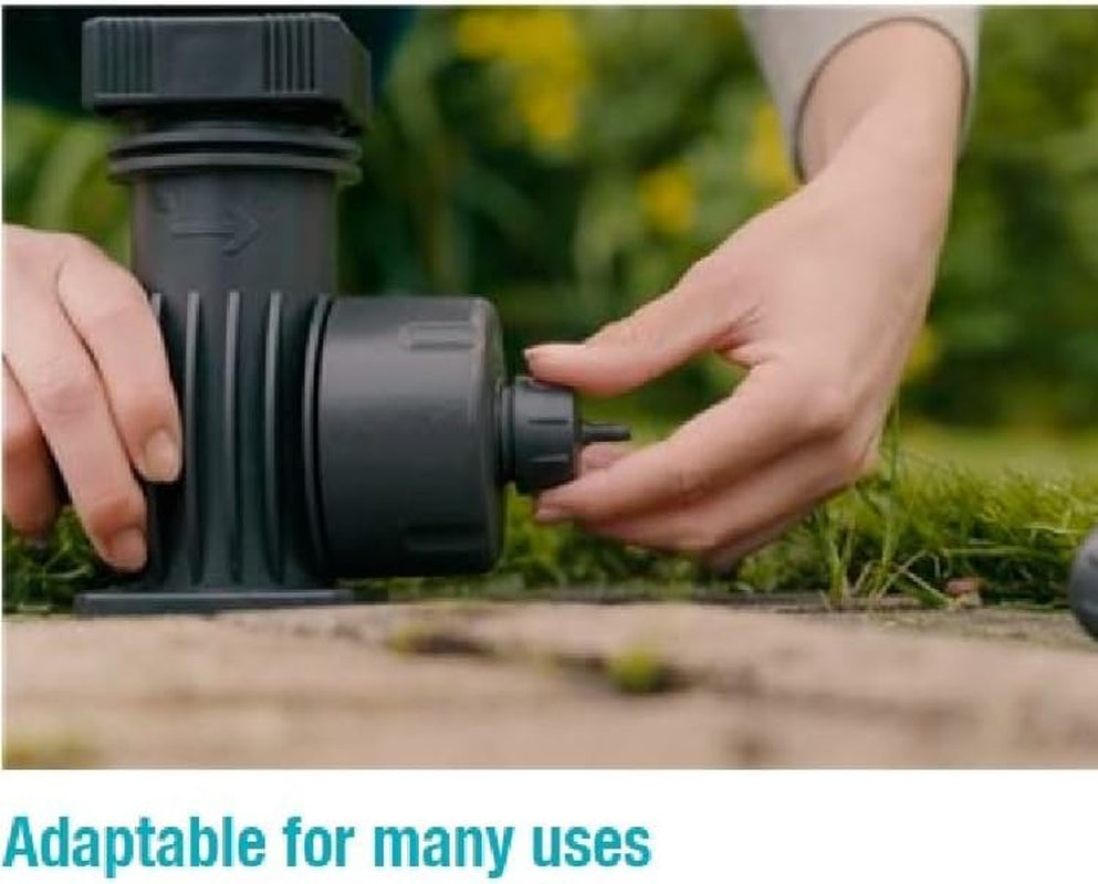 Bewässerungssystem Gardena Micro-Drip Basic Unit 2000: Grundgerät zur Druckreduzierung, Wasserdurchfluss ca. 2.000 l/h, schnelle und einfache Anschlusstechnik (1354-20)