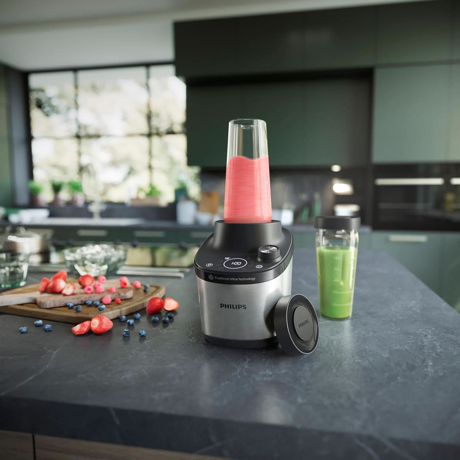 Mixer PHILIPS Serie 7000 HR3760/00, 2l, 1500W, 12 Geschwindigkeitsstufen, schwarz Kitchen Naty Shop