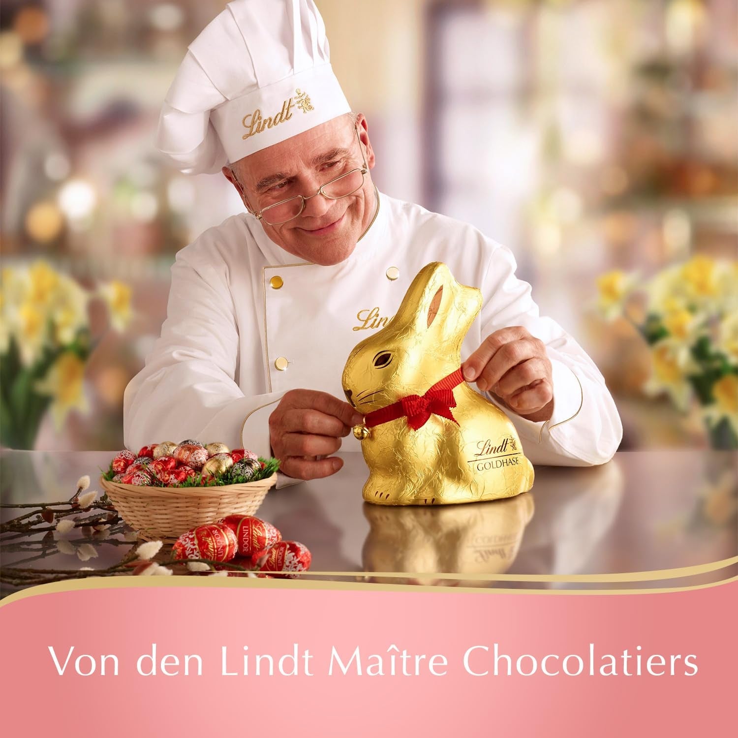 Lindt Schokoladen-Knuspereier | 86g Beutel | Eier aus Alpenmilchschokolade mit zart knackiger Haselnusscremefüllung zu Ostern | Osterschokolade für Kinder | Geschenk aus Schokolade | Ostereier | Schokoladeneier