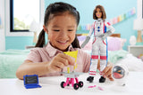 Barbie-Puppe zum 65. Geburtstag und 10 Zubehörteile, brünettes Puppen-Astronauten-Set, Rover auf Rädern, Weltraumhelm mit Wechselvisier und mehr, HRG45