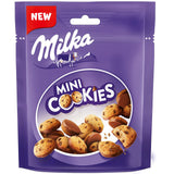 Milka Mini Cookies 8 x 110g, Milka Alpenmilch Schokoladenstückchen Mini Cookies (3er Pack)