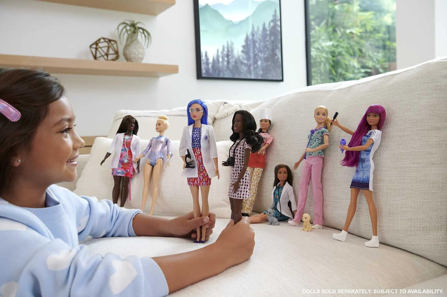 GTW39 Barbie-Puppe – Krankenschwester (ca. 30 cm) mit bedrucktem Oberteil und rosa Hose, weißen Schuhen und Stethoskop, tolles Geschenk für Kinder ab 3 Jahren