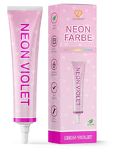 Goodbake Neonlebensmittelfarben 6 Farben Set – Intensive Lebensmittelfarbe – Lebensmittelfarbpaste – Zum Einfärben von Torten, Fondant, Buttercreme Uvm. – 100 % veganes Naty Shop Neon Violett