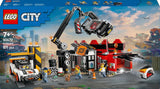 LEGO City Schrottplatz mit Autos – Spielzeug mit Schrottpresse und Kran, 2 Spielzeugautos, 4 funktionierenden Minifiguren und Bürogebäude – Geburtstagsgeschenke für Jungen und Mädchen ab 8 Jahren 60472 Besuche den LEGO-Store Bausets