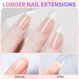 Makartt Poly Nail Extension Gel - 50 ML Extension Builder Acryl Poly Nägel Aufbaugel Extender Gel Für Gelnägel Für Nagelverlängerung, Nagelstärkung, Nail Art Dekoration (Transparent)