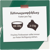Venandi Animal Premium Nassfutter für Katzen, Probierpaket II, Huhn + Kaninchen, Kalb, Truthahn, 6 x 400 g, getreidefrei und naturbelassen, 2,4 kg