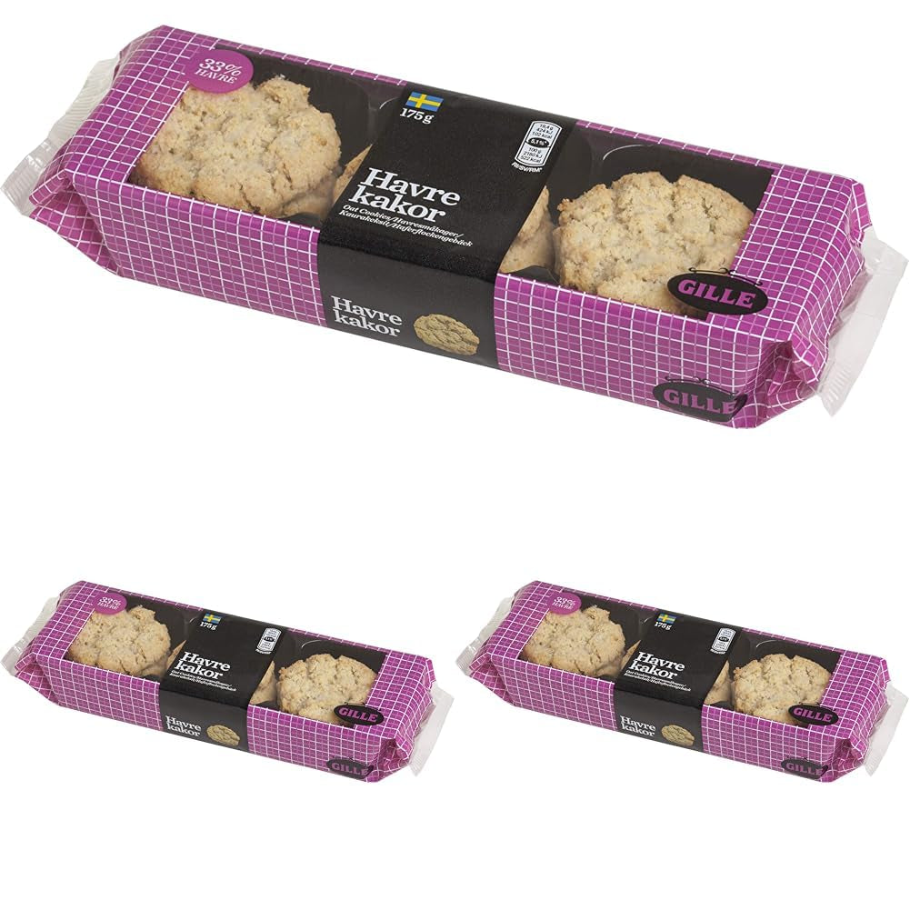 Gille Schwedische Haferkekse, 175g (1 Packung)