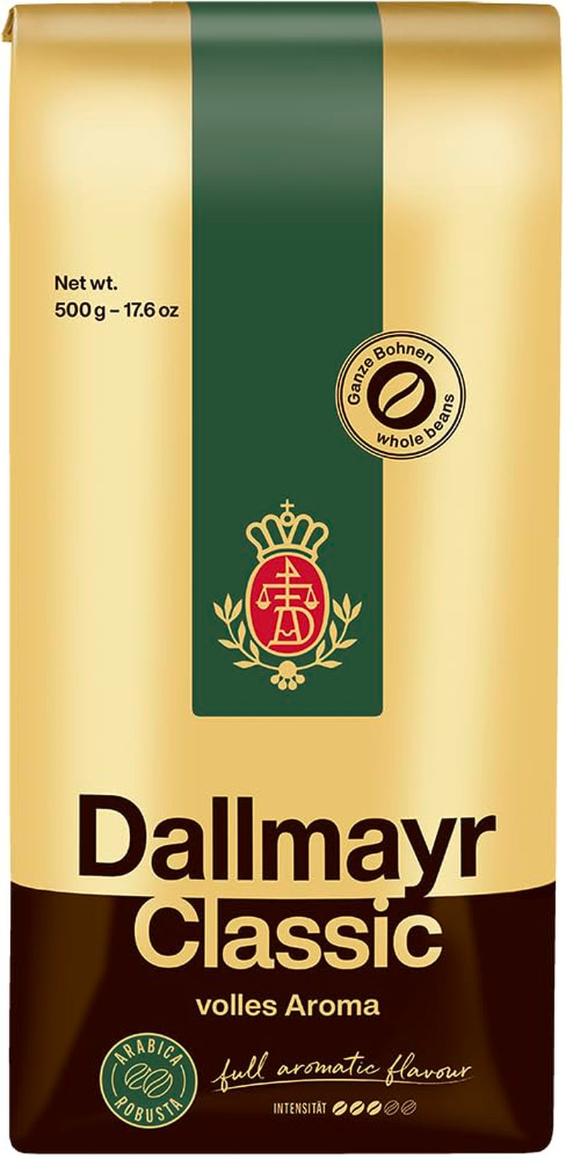 500g klassische ganze Bohnen
