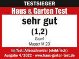 GRAEF Master M20EU Multischneider in Edelstahl, Silber Aktenvernichter und Schneidemaschinen Naty Shop