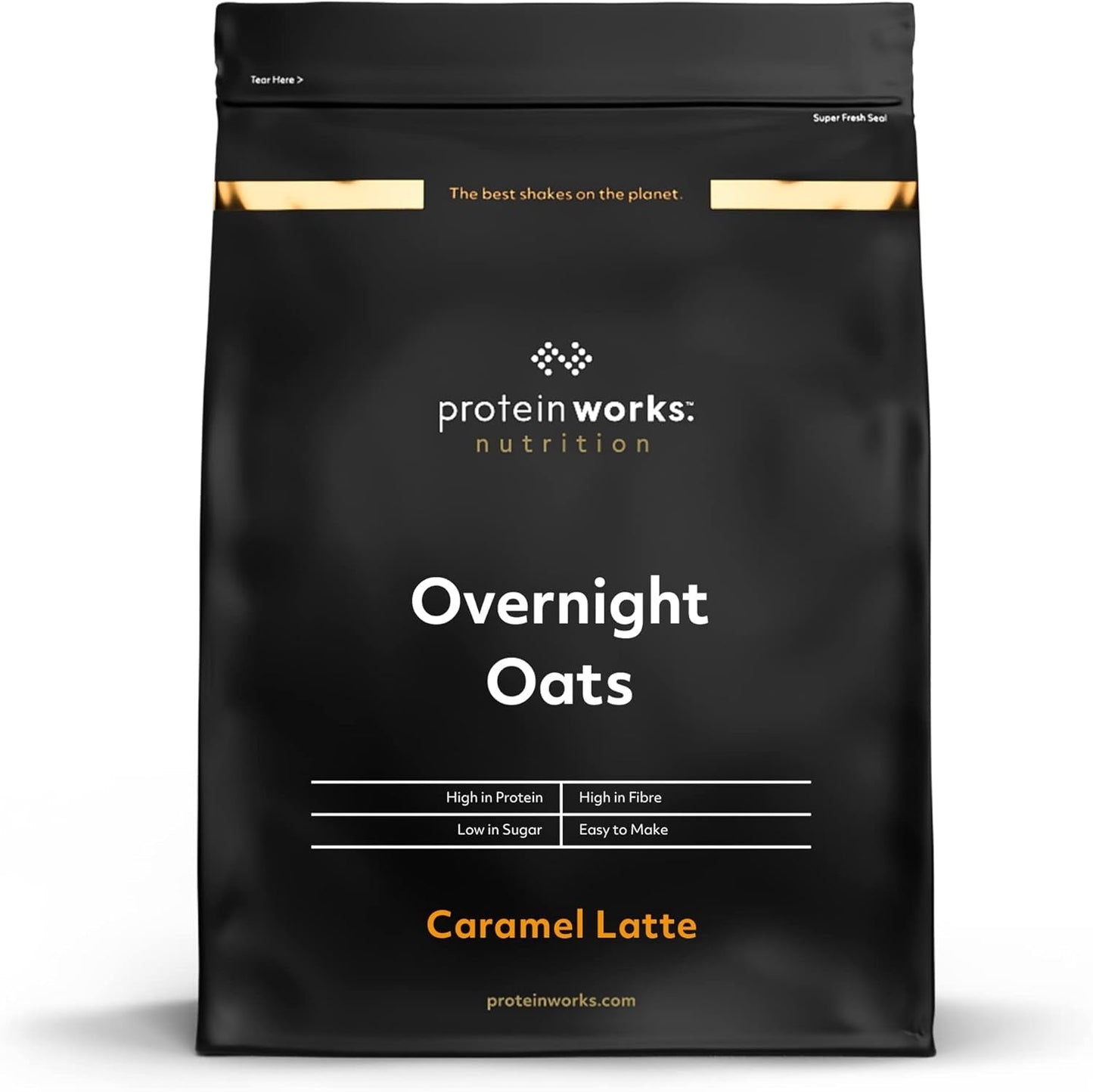 Overnight Oatmeal mit Protein | Dunkle Schokolade und Himbeere | Proteinreiches Frühstück | Zuckerarmer Snack | Haferflocken mit niedrigem GI | 500g