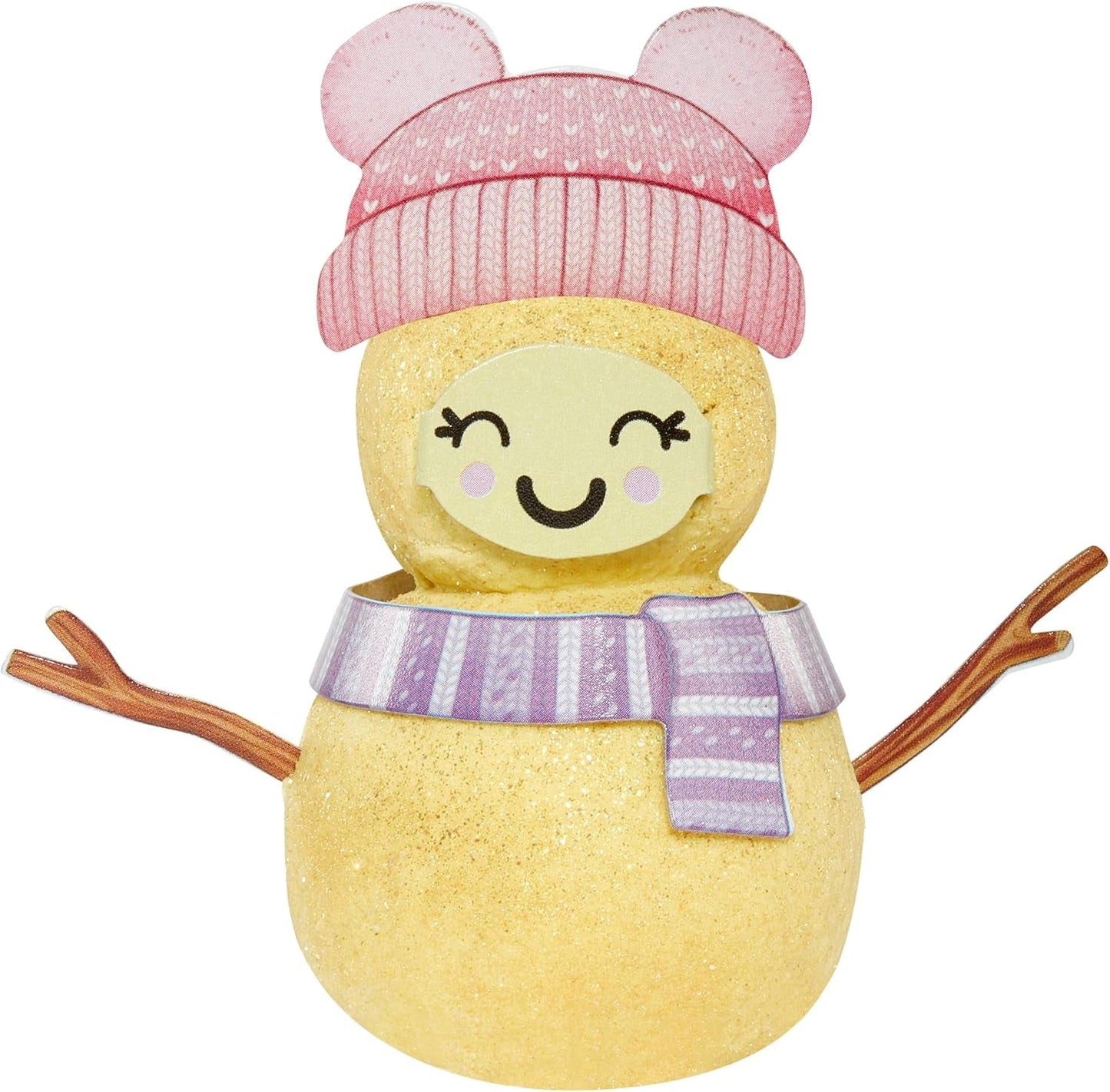 Rainbow High Winter Wonderland – Sunny (Gelb) – 28 cm große versteckte magische wasseraufblasende Schneemann-Modepuppe mit Schneemann-Set, geeignet für Kinder im Alter von 4–12 Jahren und Sammler