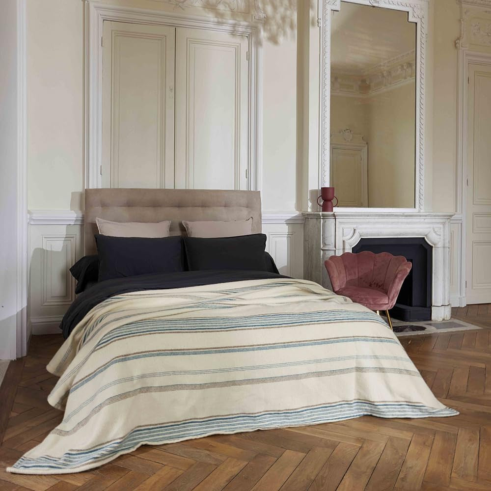 Toison D'Or Angle, 220 x 240 cm, weiß/blau/lünette Bettdecken und Steppdecken Naty Shop Standardtitel