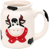 Dekohelden24 Keramik-Aufbewahrungsbox Kuh, ca. 12 x 11 x 20,5 cm, 20 Frischhalteboxen Naty Shop Mug