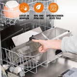 Tristar Ölfritteuse FR-6935, 2000 Watt, 3 Liter, Thermostat, Kaltzone, 3-4 Personen, Metallgeräte Naty Shop