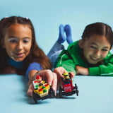 LEGO City Pizza Lieferwagen Vs. Pizza Truck – Seifenkistenspielzeug für Mädchen und Jungen ab 5 Jahren – Bauset mit 2 Fahrer-Minifiguren – Geburtstags- und Weihnachtsgeschenk 60458 Bausets Besuchen Sie den LEGO-Store