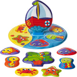 Playgro Badebuch – Wasserspielzeug – Kinderspielzeug – Spielzeug – Kleinkinder – Kinder-Wasserspielzeug – Kinder-Badebuch – buntes Spielzeug Bebe Naty Shop Badepuzzle