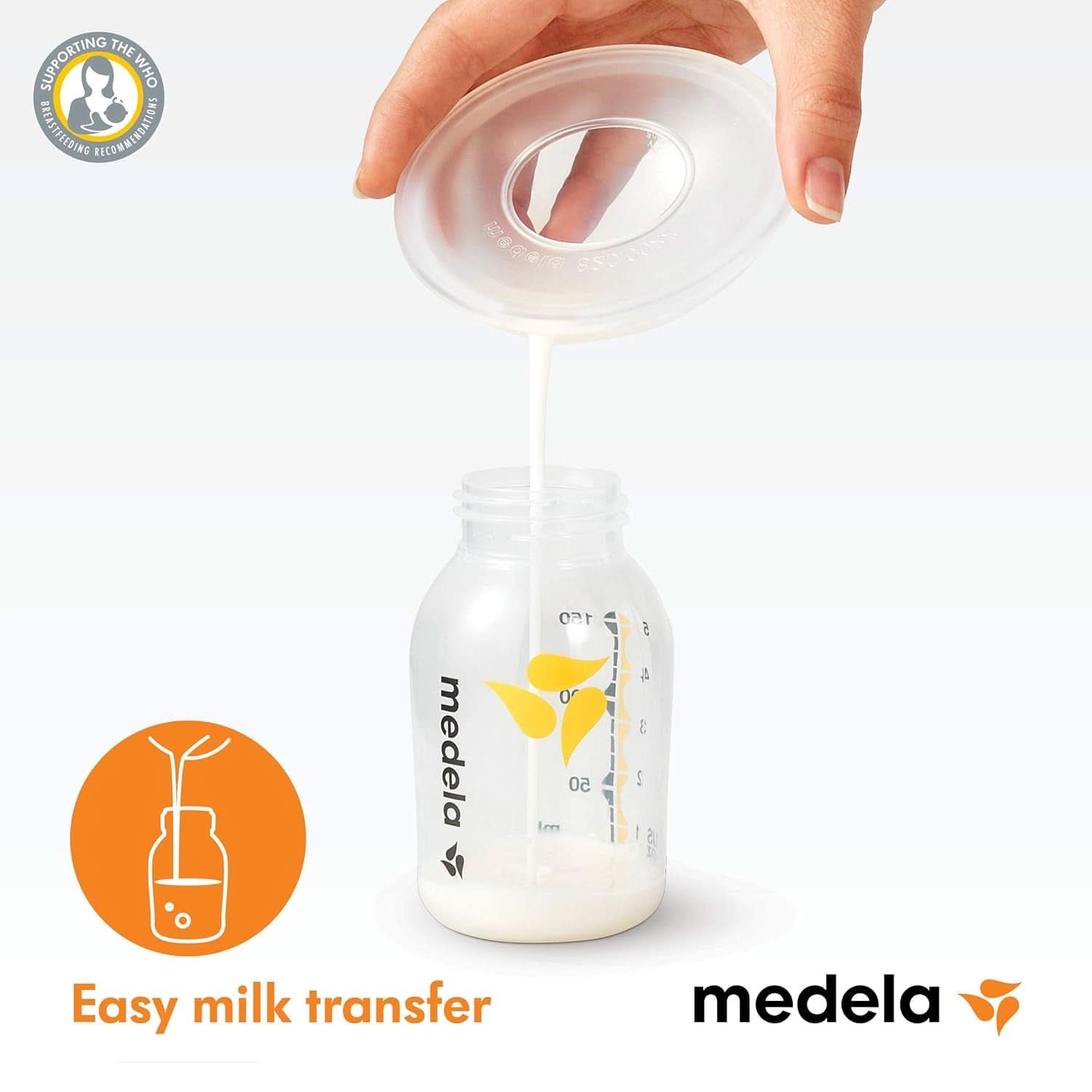 Medela Milk Collection Shells – BPA-, aus weichem, flexiblem Silikon, inklusive 2 Stück. Zubehör für Lebensmittel und Stillen. Bebe Naty Shop
