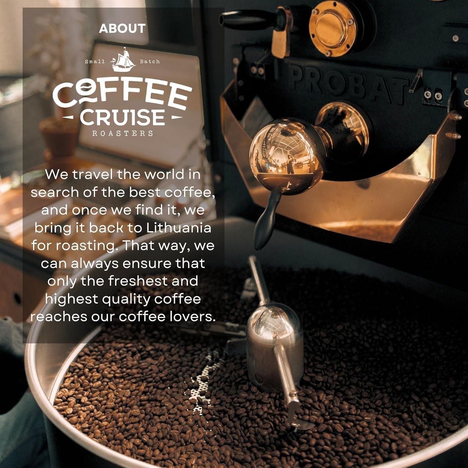COFFEE CRUISE Sweet Brazil Brasilianische Kaffeebohnen 1kg - Mittlere Röstung - Aroma Kakao und Schokolade - Für alle Kaffeemaschinen - 100% Arabic