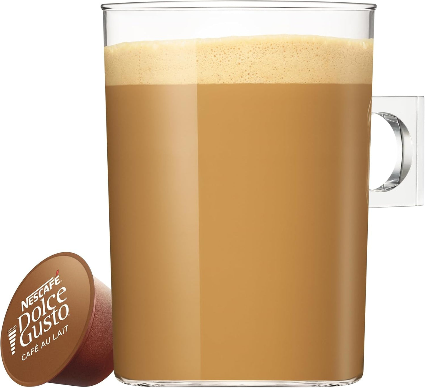Nescafe Dolce Gusto – Dolce Gusto Café au Lait 16 KAPSELN 160 g (X6)