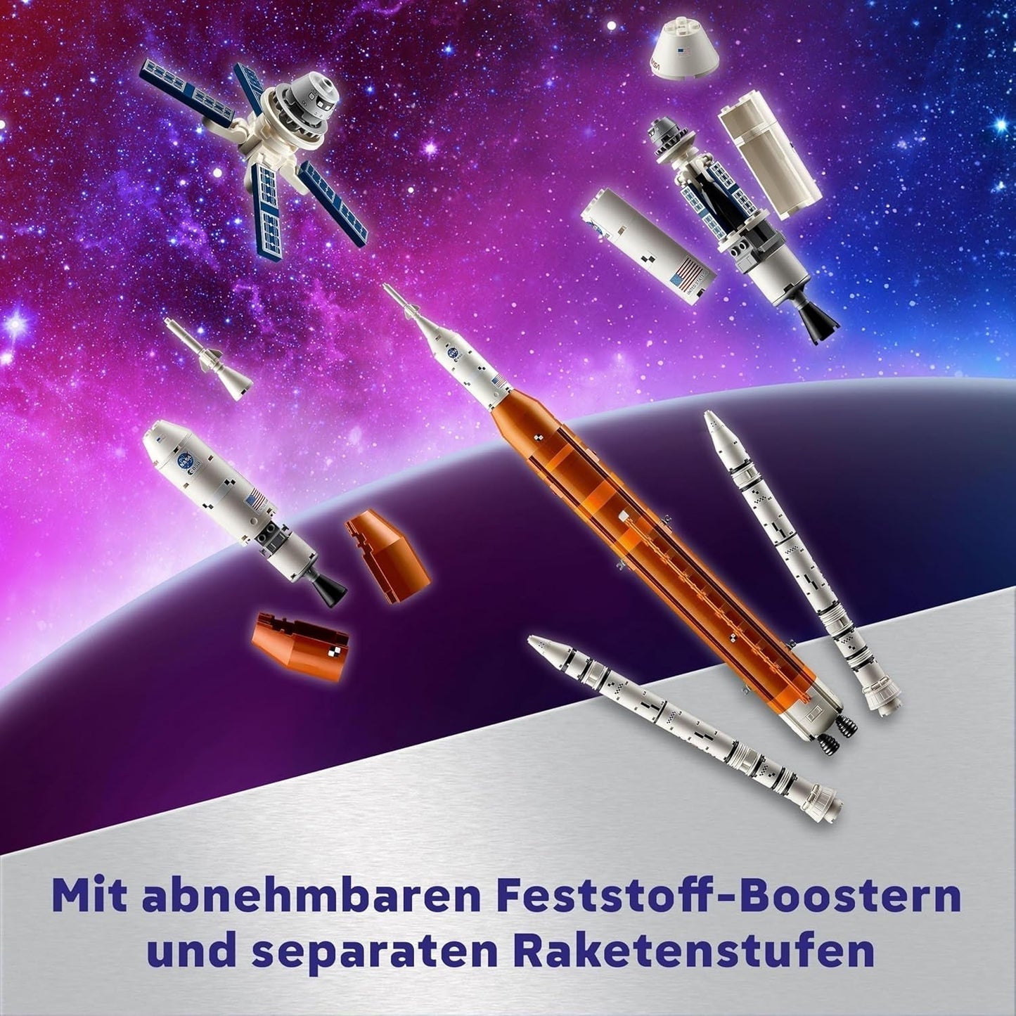 LEGO Icons NASA Artemis-Startrampe, Geschenk, Wohn- oder Bürodekoration, Bauset für Erwachsene mit Orion-Raumkapsel und Startrampe, Sammlerstück 10341, Bausets. Besuchen Sie den LEGO-Store