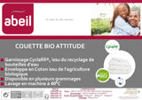 Abeil Couette Attitude Coton Légère 240 x 260 cm Bio-Steppdecke Attitude Leicht, Baumwolle, Polyester, weiß Steppdecken und Steppdecken Naty Shop