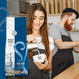 Helmut Sachers Kaffee – Wiener Mischung, Stärke 3/5, 100 % Arabica, ganze Kaffeebohnen, 6 x 500 g Naty Shop