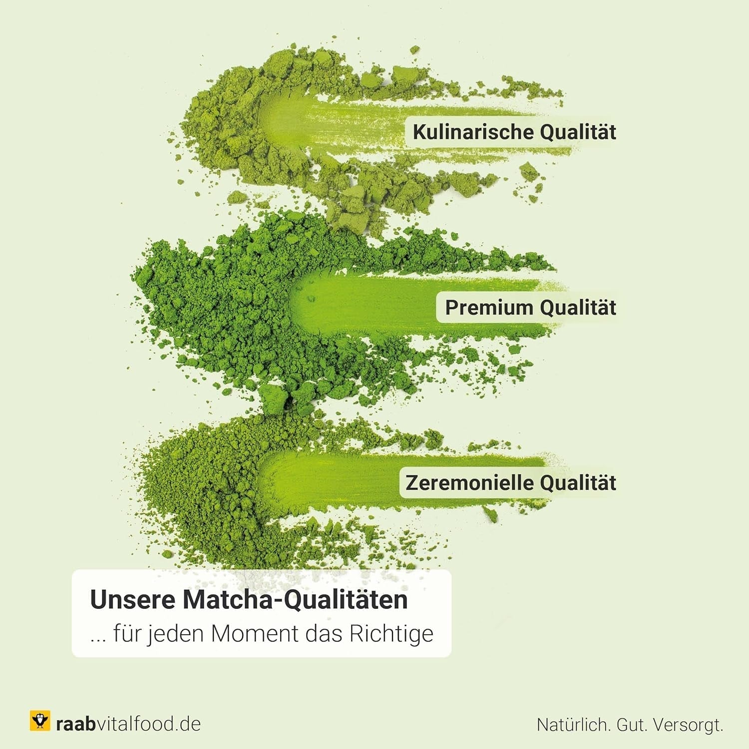 Raab Vitalfood® Premium Bio Matcha Pulver (30g) – Original aus Japan, reines Matcha-Pulver ohne Zusatzstoffe, fein gemahlen, mild-bitterer Geschmack, Grüntee-Pulver, vegan, Teezeremonie